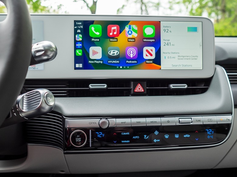 2023 Hyundai IONIQ 5 infotainment with Apple CarPlay