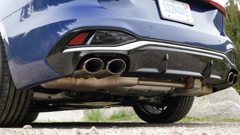 2025 Audi S5 rear tailpipes