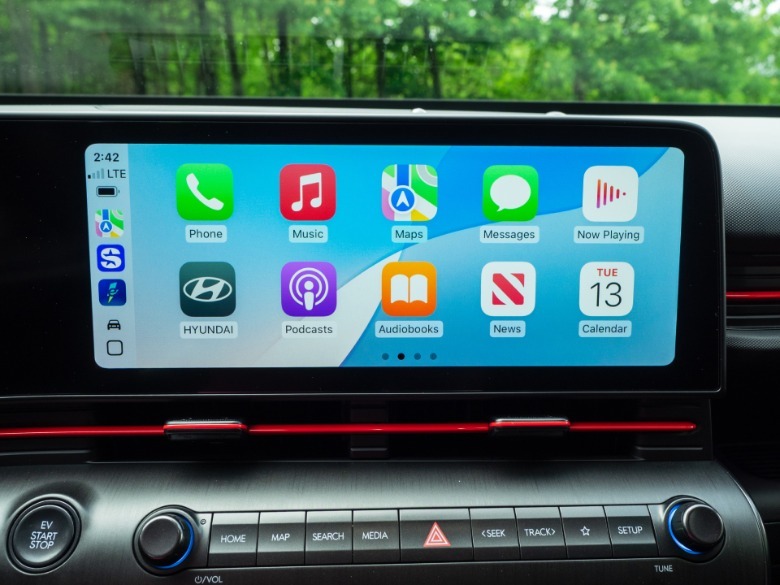 2025 Hyundai Kona Electric N Line Center Touchscreen com Apple CarPlay