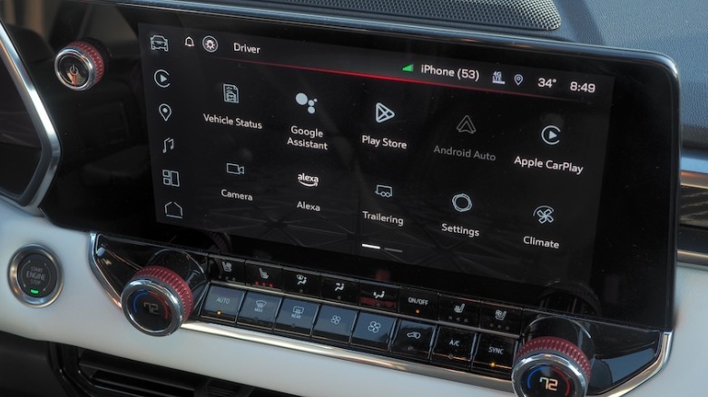 Dashboard controls