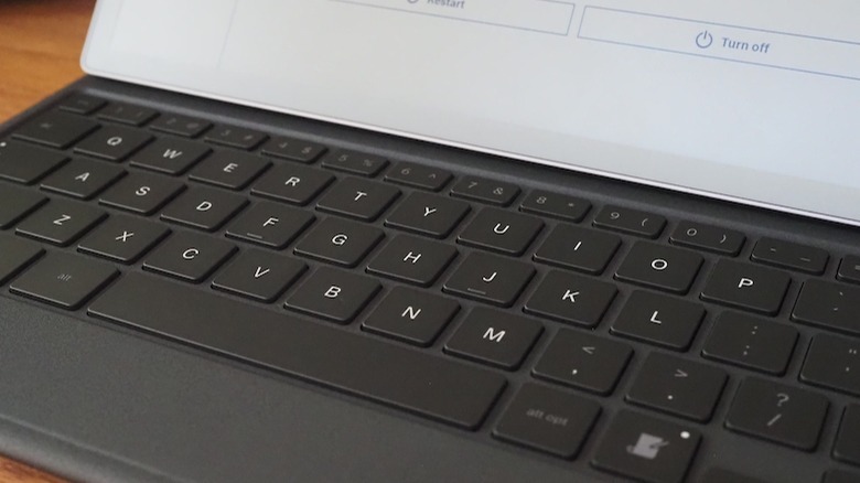 Keyboard detail