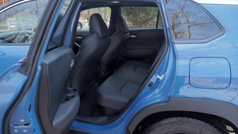 Corolla Cross Hybrid rear cabin