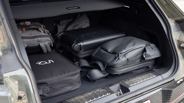 Trunk with cargo