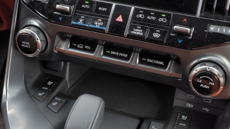 Drive Mode and MTS controls