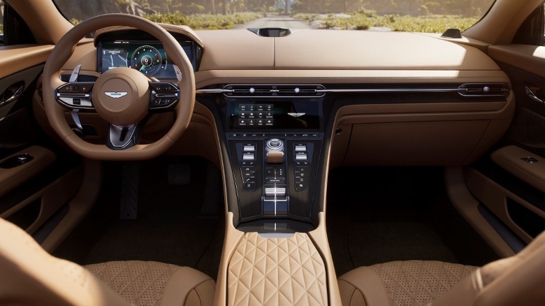 aston martin db12 volante interior