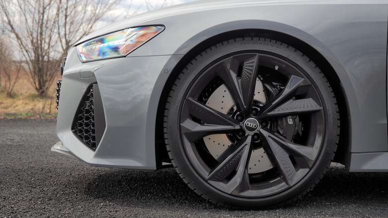 Front wheel and brakes