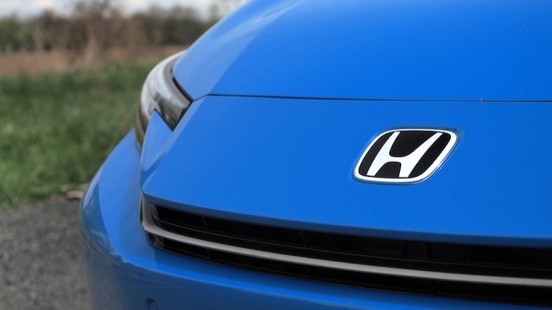 Honda badge on front of 2026 Prelude