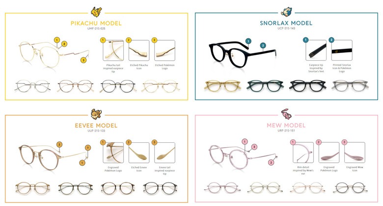 J!NS Eyewear Pokemon Collection 