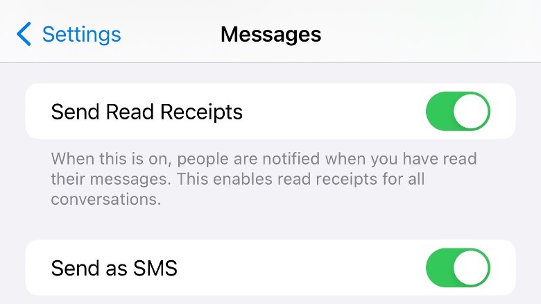 Configuración de lectura de recibos en iOS
