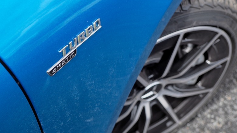 AMG CLA 35 Turbo 4MATIC badge