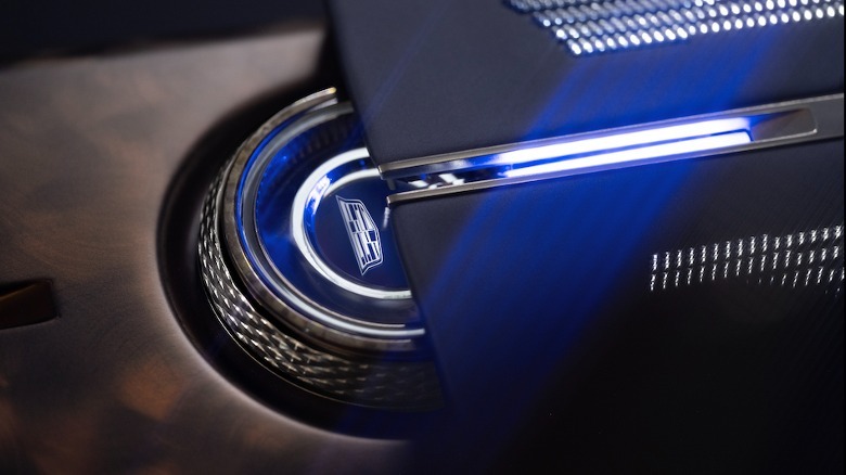 Cadillac Opulent Velocity mode dial