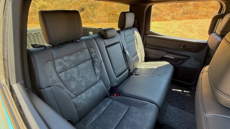 2026 Toyota Tundra TRD Pro rear seat