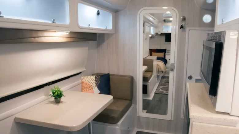 Interior of a Legacy Elite trailer
