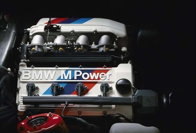 BMW E30 M3 M Power engine bay
