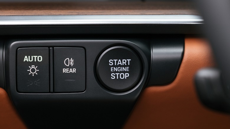 2025 Porsche 911 Start/Stop button