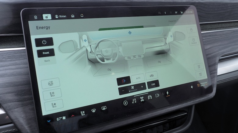 Touchscreen UI