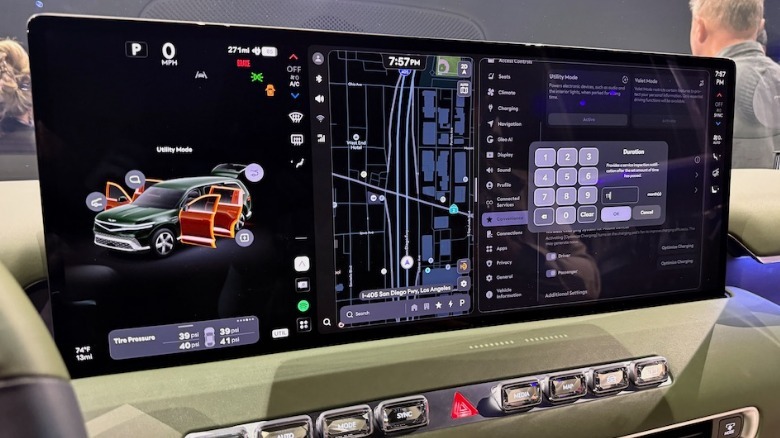 2028 Genesis GV90 center display screen
