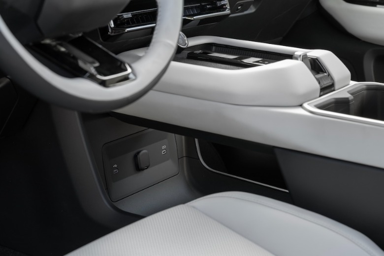 2027 Toyota Highlander EV dashboard detail