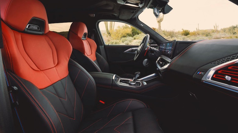 2024 BMW XM Label Red seats