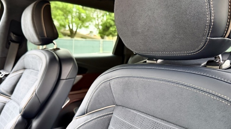 2026 Lincoln Nautilus Black Label front seat stitching