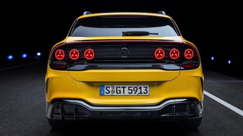 2028 AMG GT SUV rear view