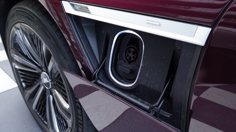 Celestiq charge port