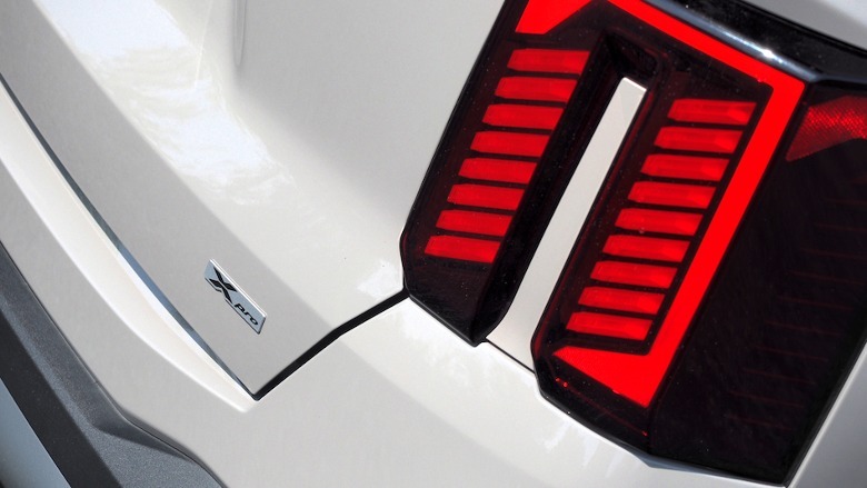 taillight and x-pro badge