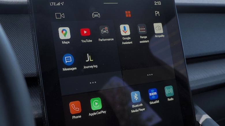 2024 Polestar 2 infotainment apps