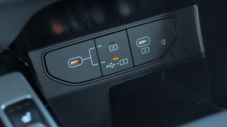 Front USB-C ports