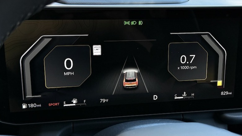 2027 Kia Seltos driver display