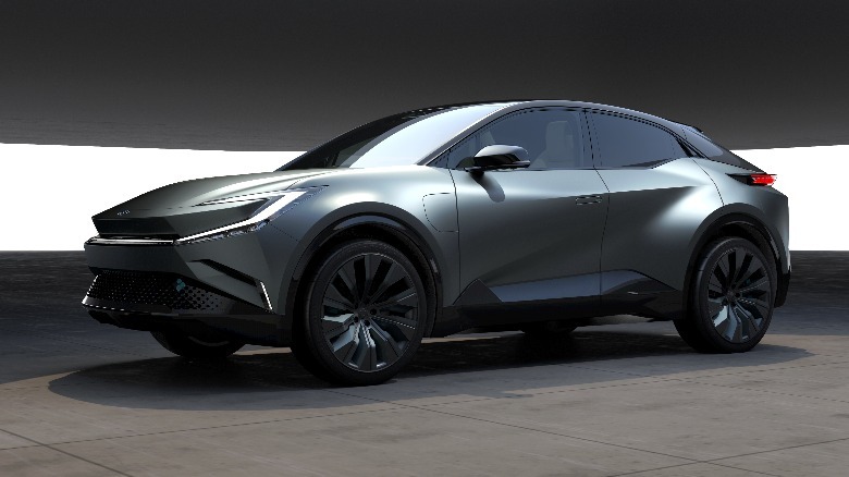 Toyota bZ Compact SUV Concept side shot