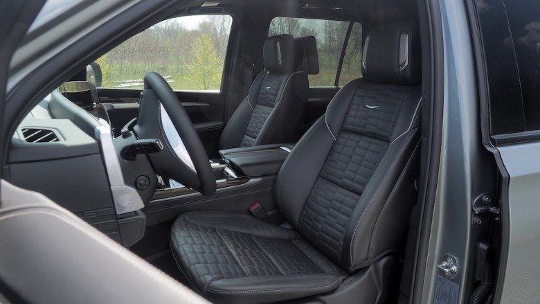 Escalade front seats