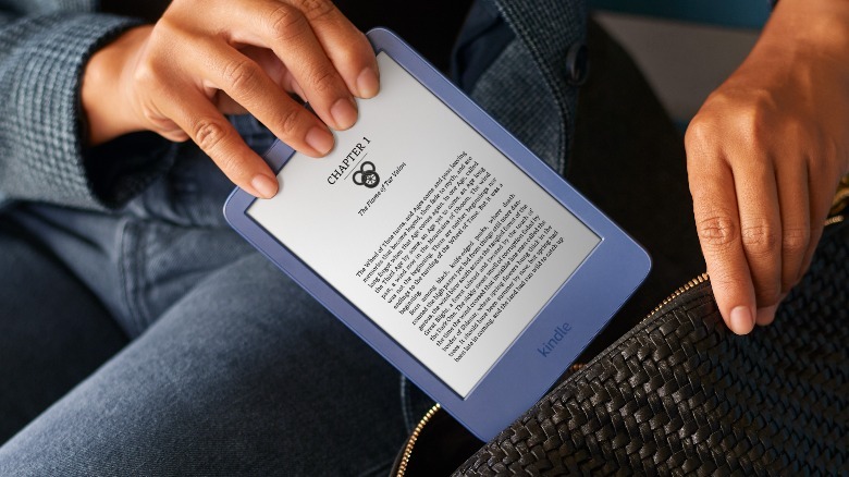 11th Gen Kindle ereader in Denim Blue colorway
