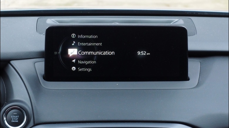 2022 Mazda CX-9 infotainment screen