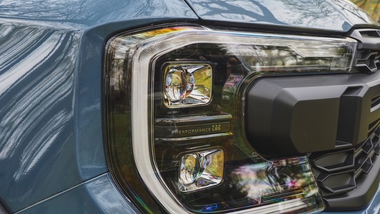 Ranger Raptor headlamps