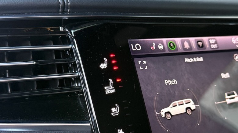 2026 Jeep Grand Wagoneer seat heater icons