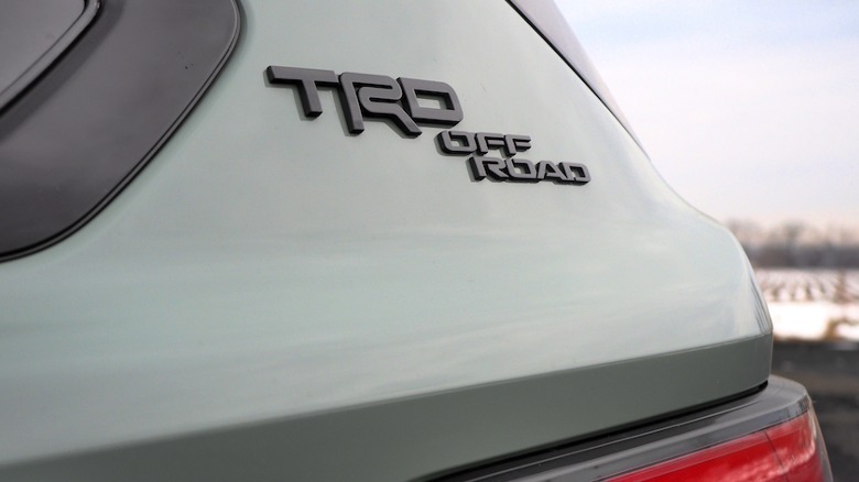 TRD Off Road badge