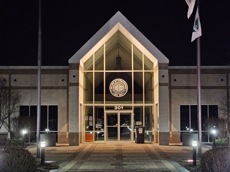 Building at night