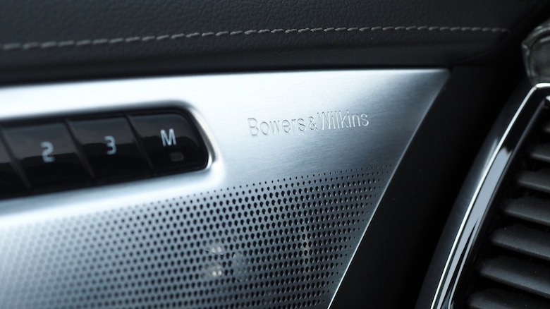 Bowers & Wilkins speaker grille detail