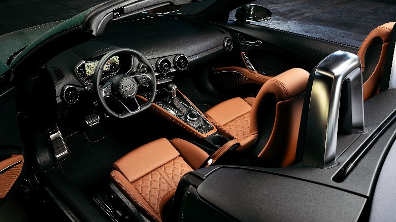 The interior of the Audi TT Final Edition