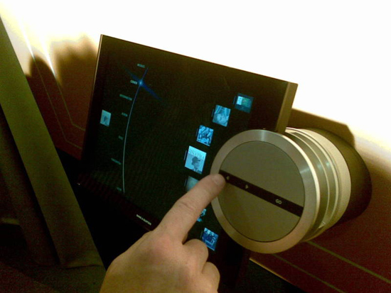 Bang & Olufsen BeoSound 2 controller with intelligent MP3 playlists