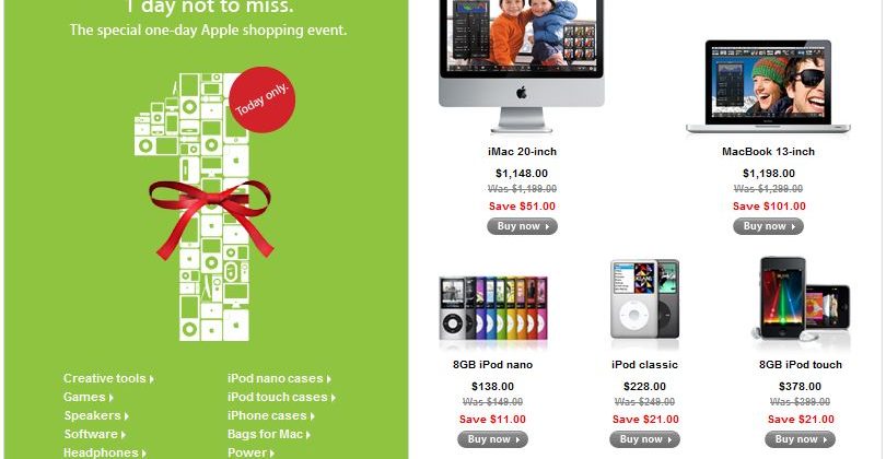 Apple US Black Friday sale starts