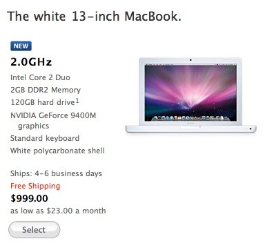 Apple White Macbook Specs Updated Better Cpu Graphics 2gb Ram Slashgear