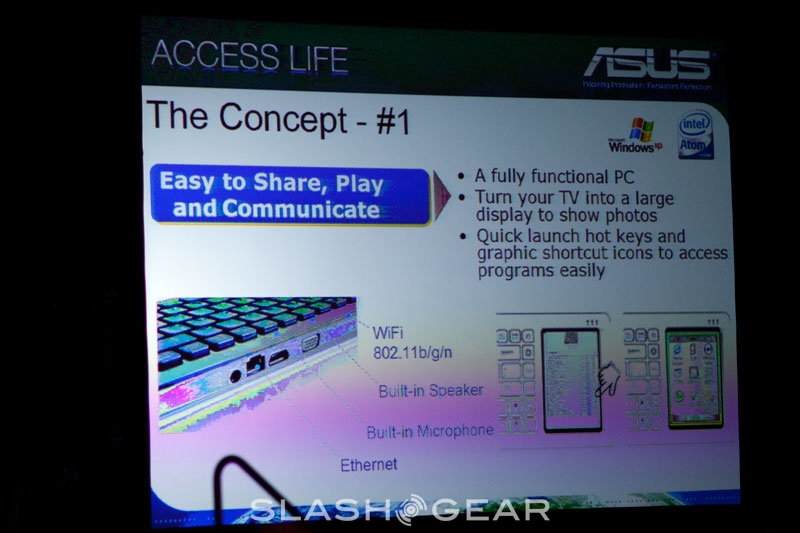 CES 2009: ASUS Eee Keyboard with integrated touchscreen
