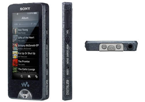 Sony Walkman NWZ-X1000 complete with touchable AMOLED Display?