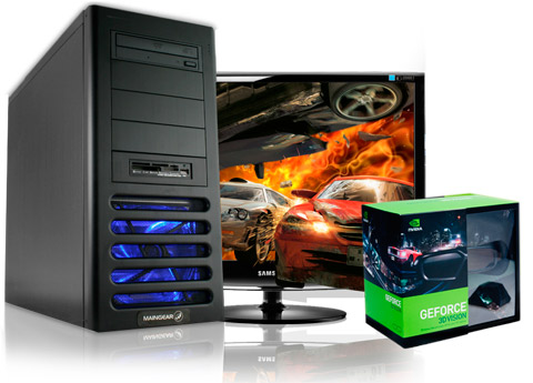 MAINGEAR hops on 3D bandwagon, Prelude 2 features GeForce 3D Vision