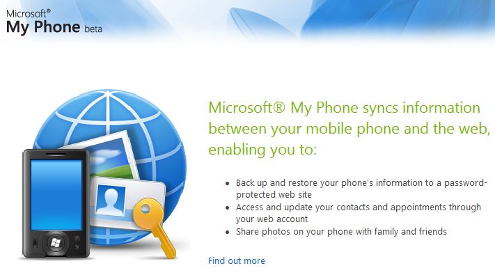 Microsoft My Phone Aka Skybox Online Backup Launches Slashgear