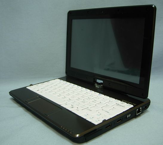 Gigabyte M1028 CafeBook touchscreen netbook clears FCC