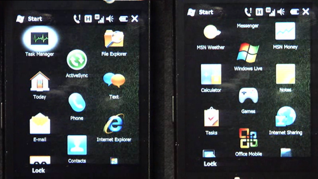 Microsoft Windows Mobile 6.5 gets a pre-release facelift