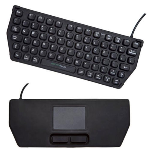 EconoKeys EK76TP mobile keyboard sports touchpad SlashGear